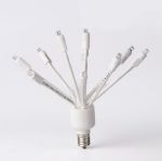 LED C9 Glitzer by Holidynamics Pure White 5pk