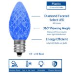 NL Select Blue C7 LED Replacement Bulbs 25 Pack