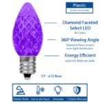NL Select Purple C7 LED Replacement Bulbs 25 Pack