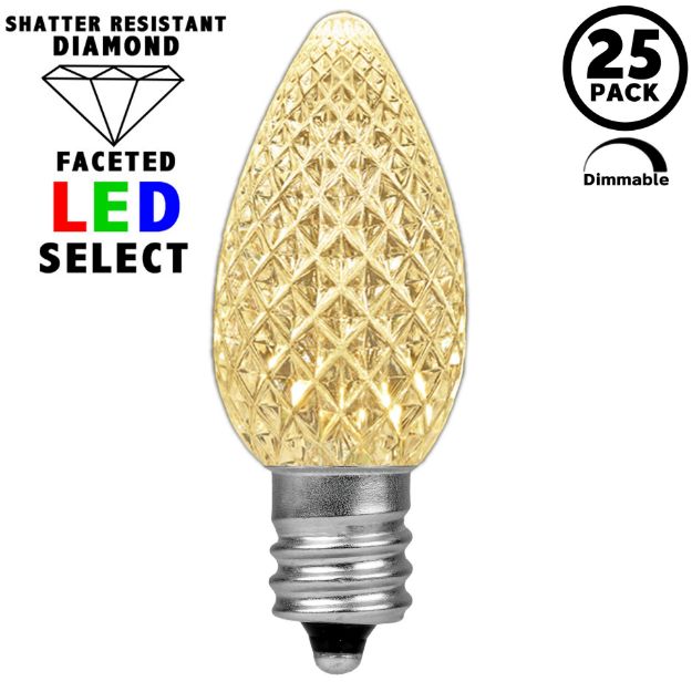 NL Select Warm White C7 LED Replacement Bulbs 25 Pack