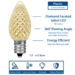 NL Select Warm White C7 LED Replacement Bulbs 25 Pack