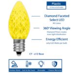NL Select Yellow C7 LED Replacement Bulbs 25 Pack