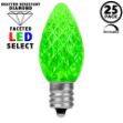 NL Select Green C7 LED Replacement Bulbs 25 Pack