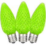 NL Select Lime Green C9 LED Replacement Bulbs 25 Pack
