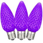 NL Select Purple C9 LED Replacement Bulbs 25 Pack