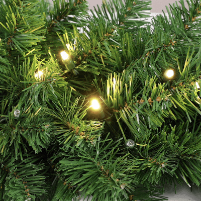 9' Lighted True Twinkle® Deluxe Colorado Pine Garland