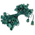 C9 50' Stringers 12" Spacing Green Wire