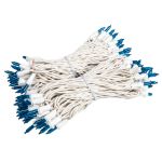 RetroGlo Teal Mini Lights 100 Light on White Wire 50 Feet Long