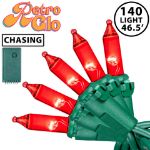 RetroGlo® Red Multi Function Chasing Christmas Lights