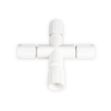 Coaxial X Connector - White