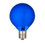 RetroGlo Blue Satin G40 Globe Bulbs 25 Pack