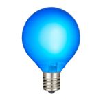 RetroGlo Blue Satin G40 Globe Bulbs 25 Pack