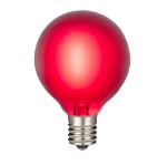 RetroGlo Red Satin G40 Globe Bulbs 25 Pack