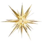 24" LED Moravian Star - Gold Metallic