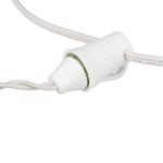 15 LED C9 Icicle Drop White Wire - Warm White 