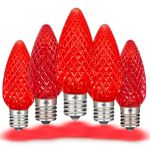 PeakPro Twinkle Red C9 LED Replacement Bulbs 25 Pack