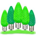 PeakPro Twinkle Green C9 LED Replacement Bulbs 25 Pack