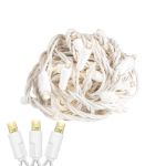 Coaxial 50 LED Old Color Warm White (19WW) 4" Spacing White Wire