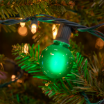 RetroGlo Green Satin G40 Globe Bulbs 25 Pack
