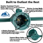 PeakPro Commercial Grade C9 1000' Spool 12" Spacing 8 Amp Green Wire