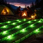 Solar Luminous Safety Cord 23FT - Green