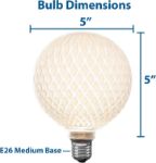 Diamond Luxe G125 LED Glass Globe Bulb