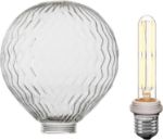 RippleLux G125 LED Glass Globe Bulb