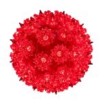 Red 50 Light Mini Starlight Sphere 6"