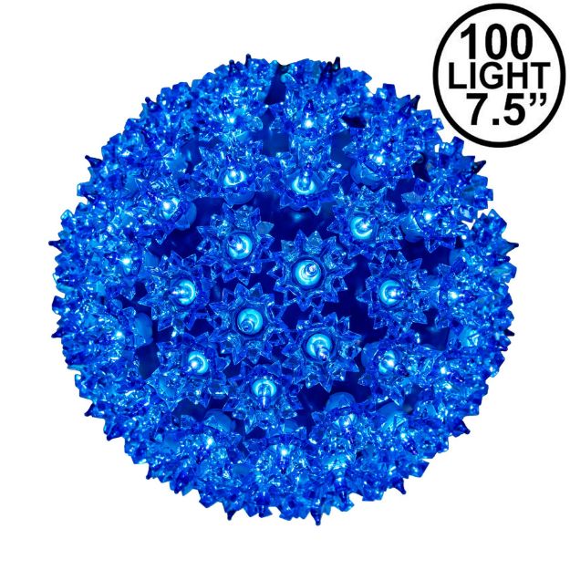 Blue 100 Light Starlight Sphere 7.5"