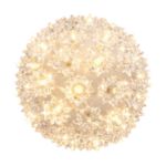 50 Light 6" Clear Twinkling Starlight Spheres