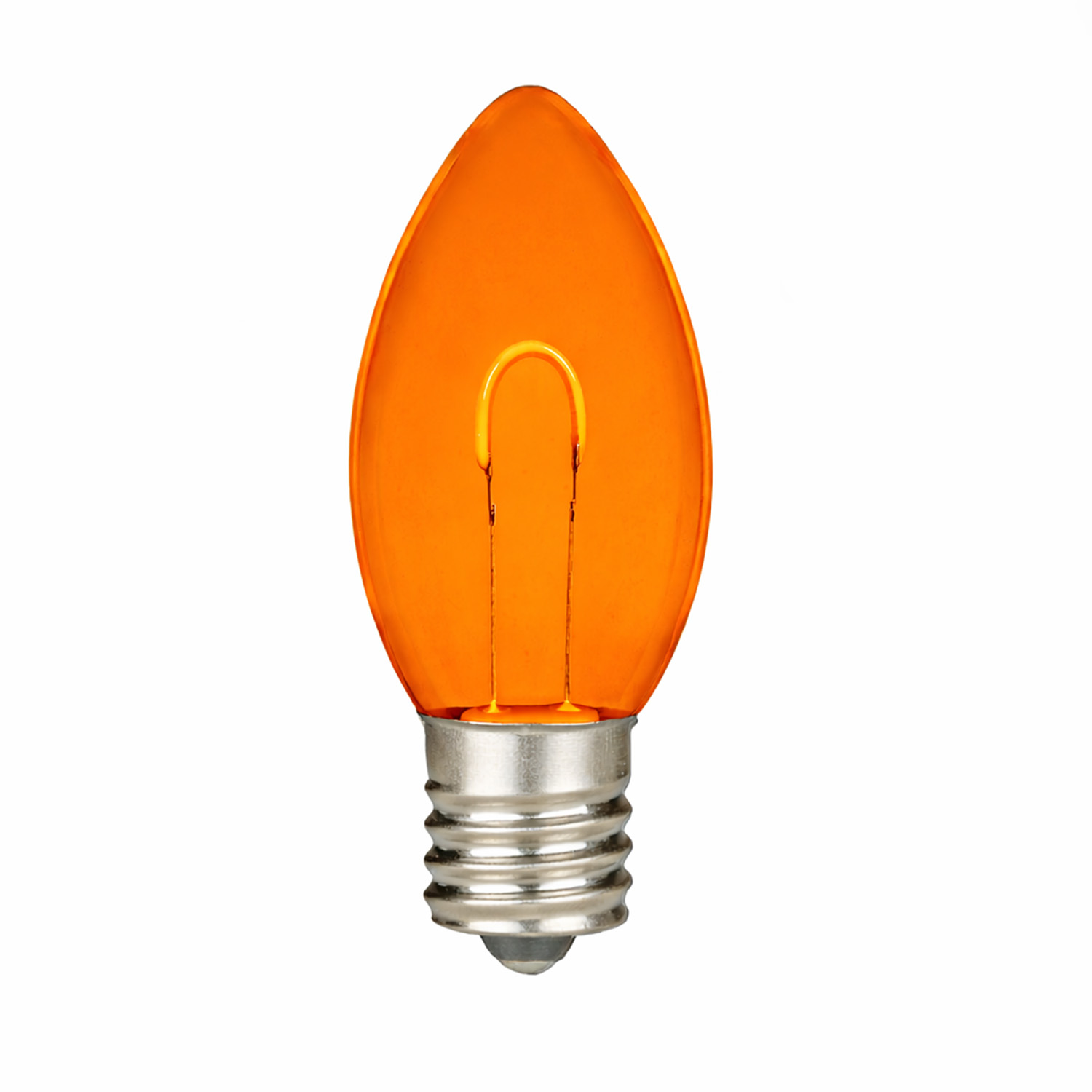 25 Pack C9 LED Outdoor Christmas Replacement Bulbs, Warm White, C9/E17 Base
