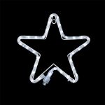 12" Small Christmas Star LED Rope Light Motif
