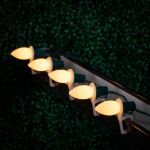 White Ceramic Opaque C7 5 Watt Replacement Bulbs 25 Pack