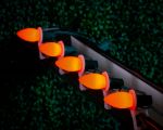 Orange Ceramic Opaque C7 5 Watt Replacement Bulbs 25 Pack