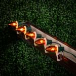 Amber Transparent C7 5 Watt Bulbs