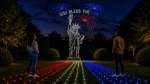 Statue of Liberty Silhouette Display