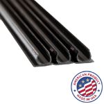 4' Rope Light Track for 3/8" Rope Lights Black