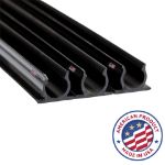 Black 3' Rope Light Track for 1/2" rope lights