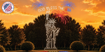 Statue of Liberty Silhouette Display