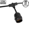 48' Suspended Black Commercial Grade Stringer (E26 Base) 