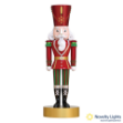7' Red, Green and White Nutcracker