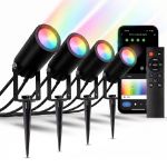 4 Light RGBWW Smart App Controlled Garden Spot Lights