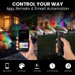 4 Light RGBWW Smart App Controlled Garden Spot Lights