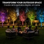 4 Light RGBWW Smart App Controlled Garden Spot Lights