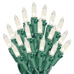 Clear Christmas Mini Lights 100 Light 34 Feet Long