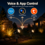 4 Light Compact RGBWW Smart App Controlled Garden Spot Lights