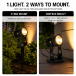 4 Light Compact RGBWW Smart App Controlled Garden Spot Lights