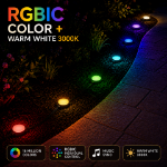 15 Light RGBWW Smart App Controlled Ground Lights