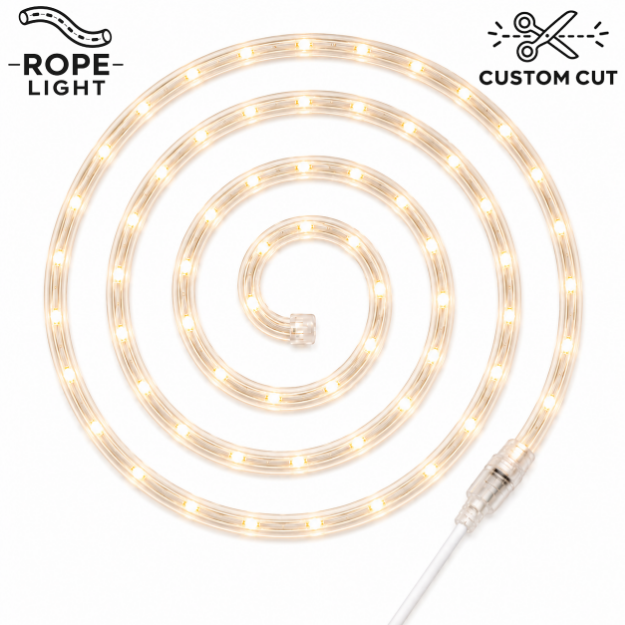 Clear Incandescent Custom Rope Light Kit 1/2" 2 Wire 120V