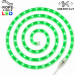 Green LED Custom Rope Light Kit 1/2" 2 Wire 120V